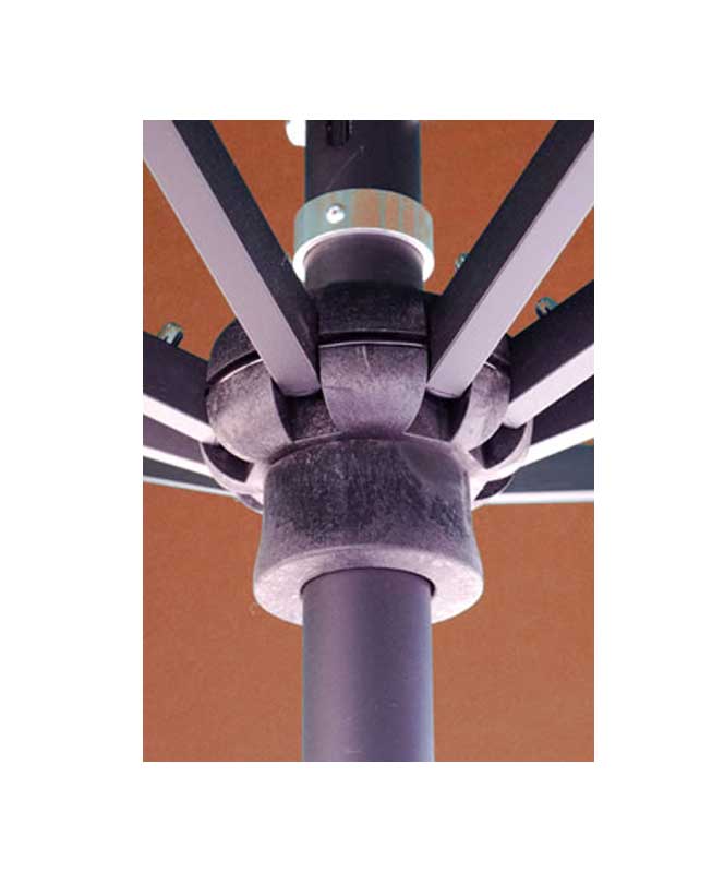 8' x 11' Oval Umbrella by Galtech International - Image 5